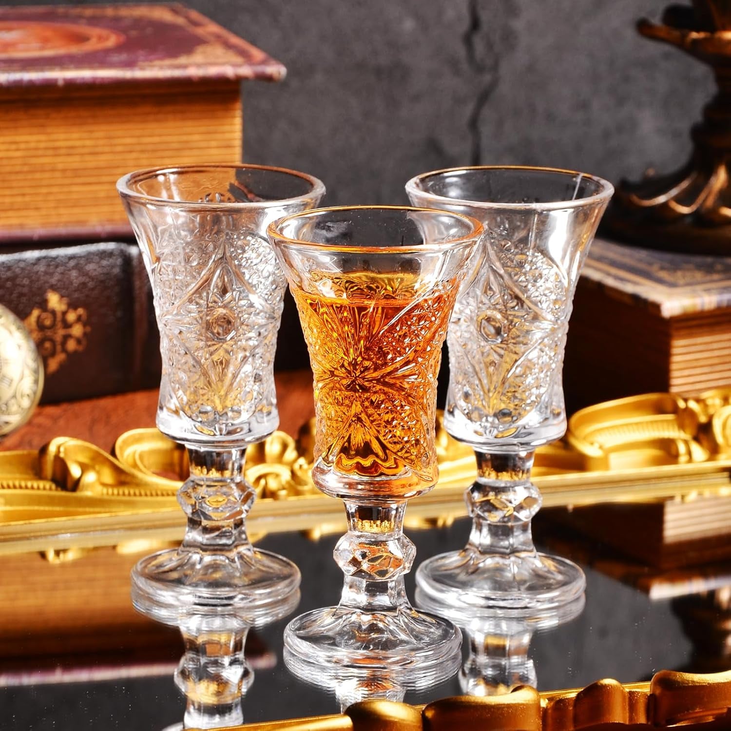 Shot Glasses, 1.5Oz Shot Glasses Set of 6/Sherry Glasses/Cordial Glasses