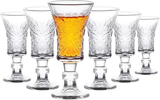 Shot Glasses, 1.5Oz Shot Glasses Set of 6/Sherry Glasses/Cordial Glasses