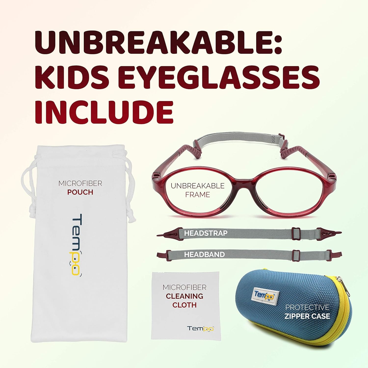 : Unbreakable Kids Glasses - Flexible Fashion Glasses for Kids - 3005